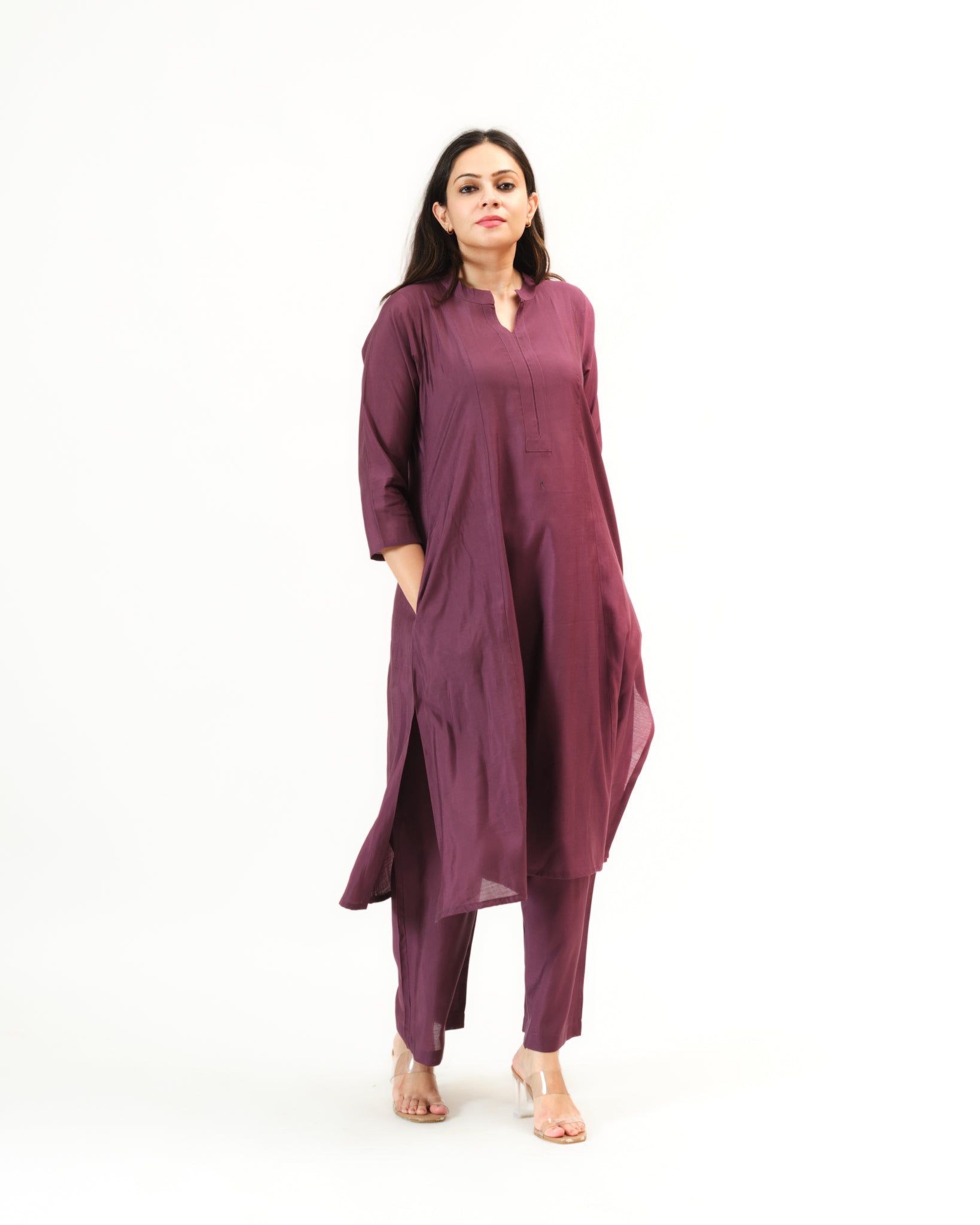 mehroon — kurta & pants