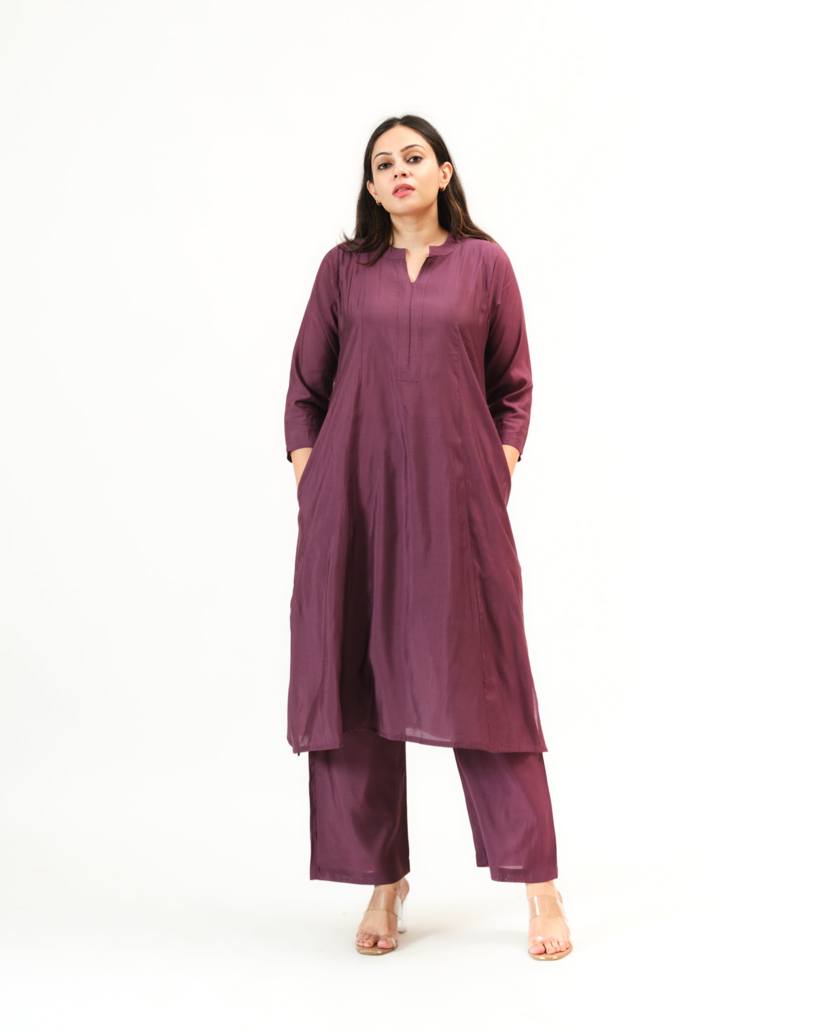 mehroon — kurta & pants