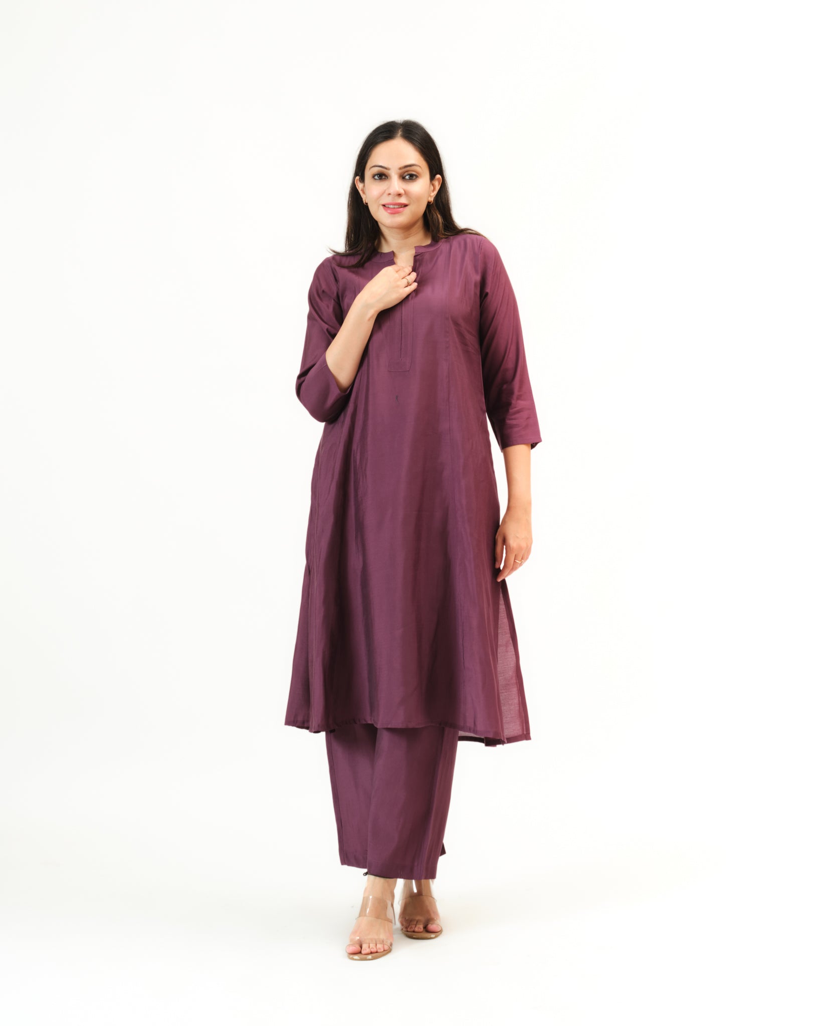 mehroon — kurta & pants