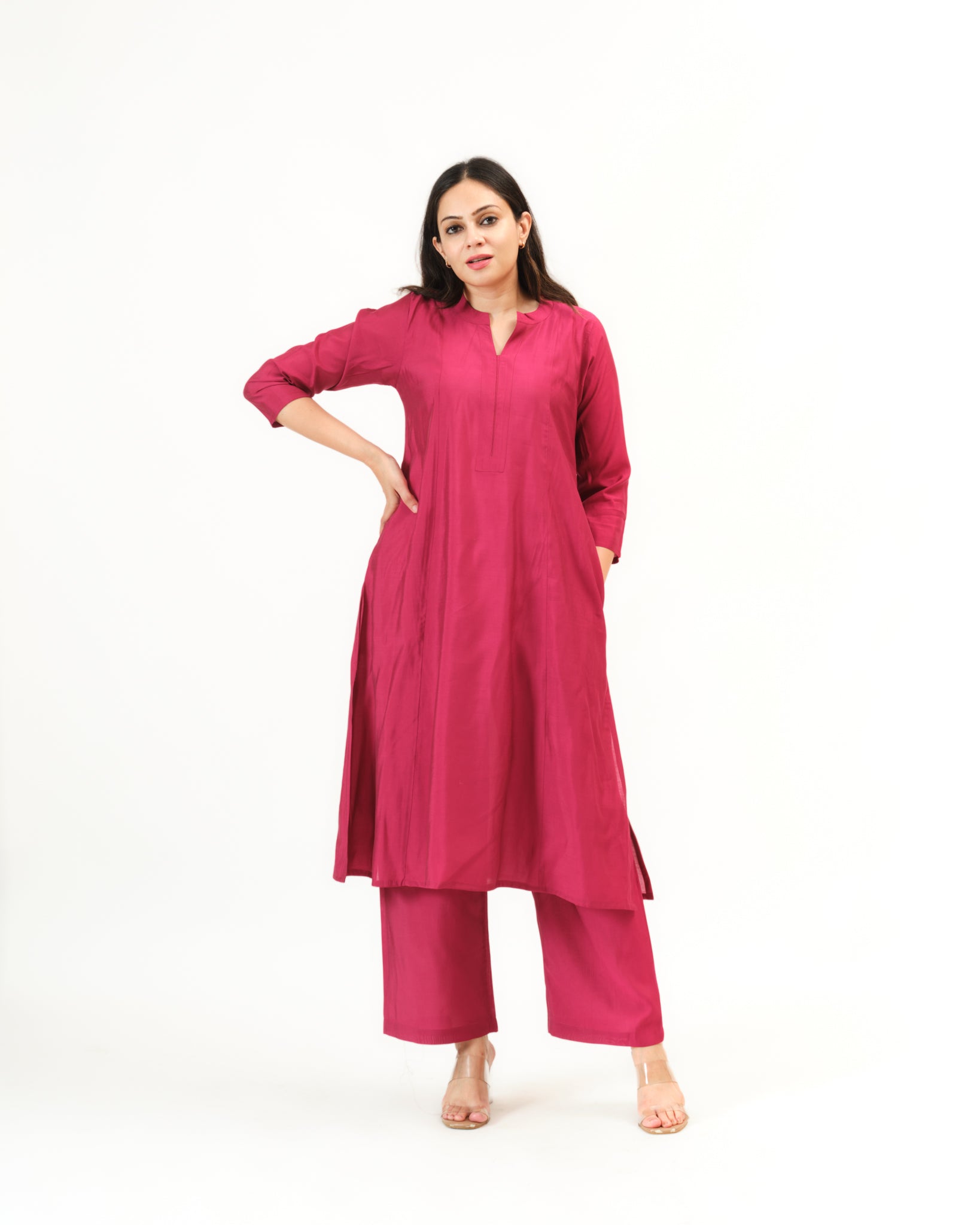 berry — kurta & pants