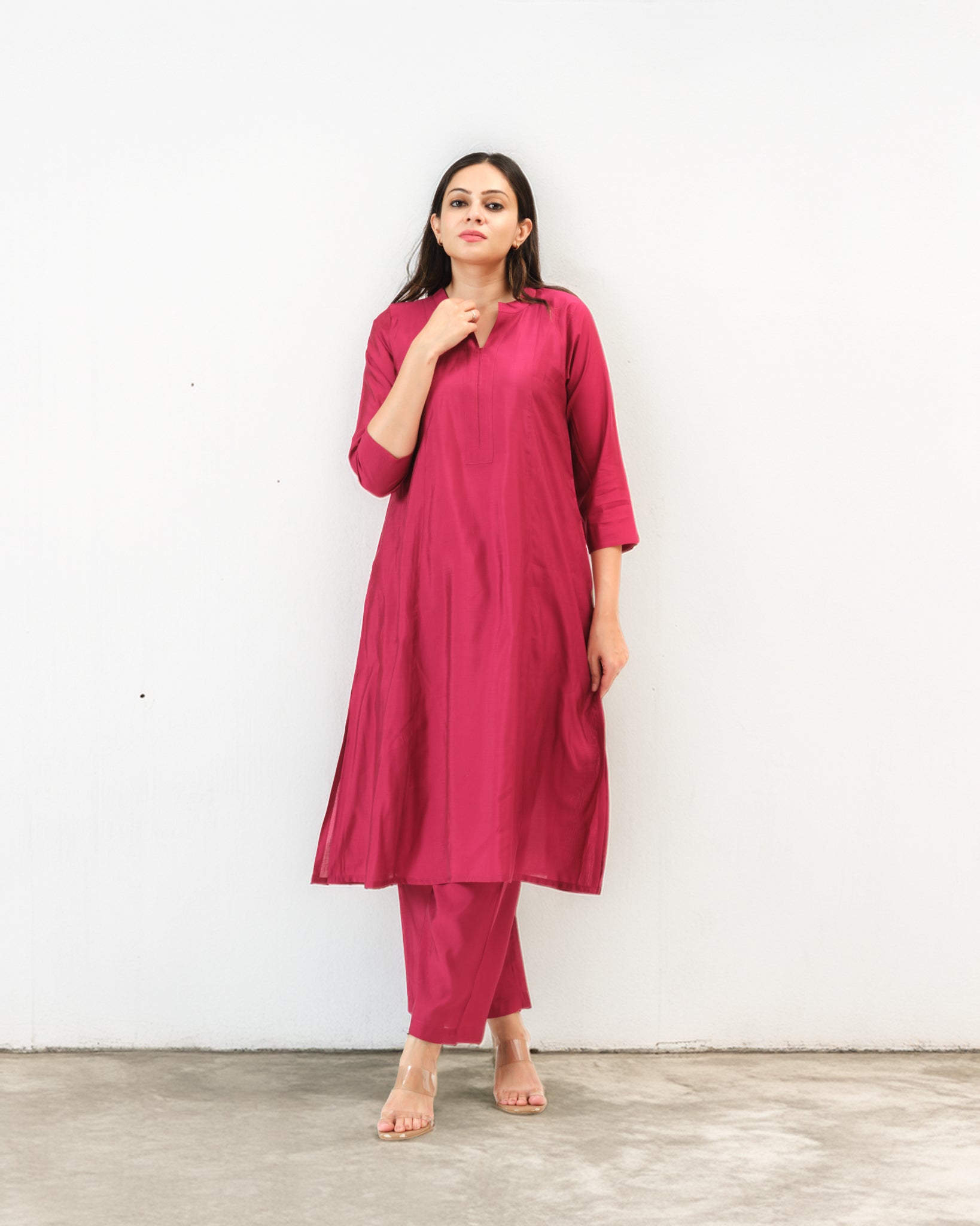 berry — kurta & pants