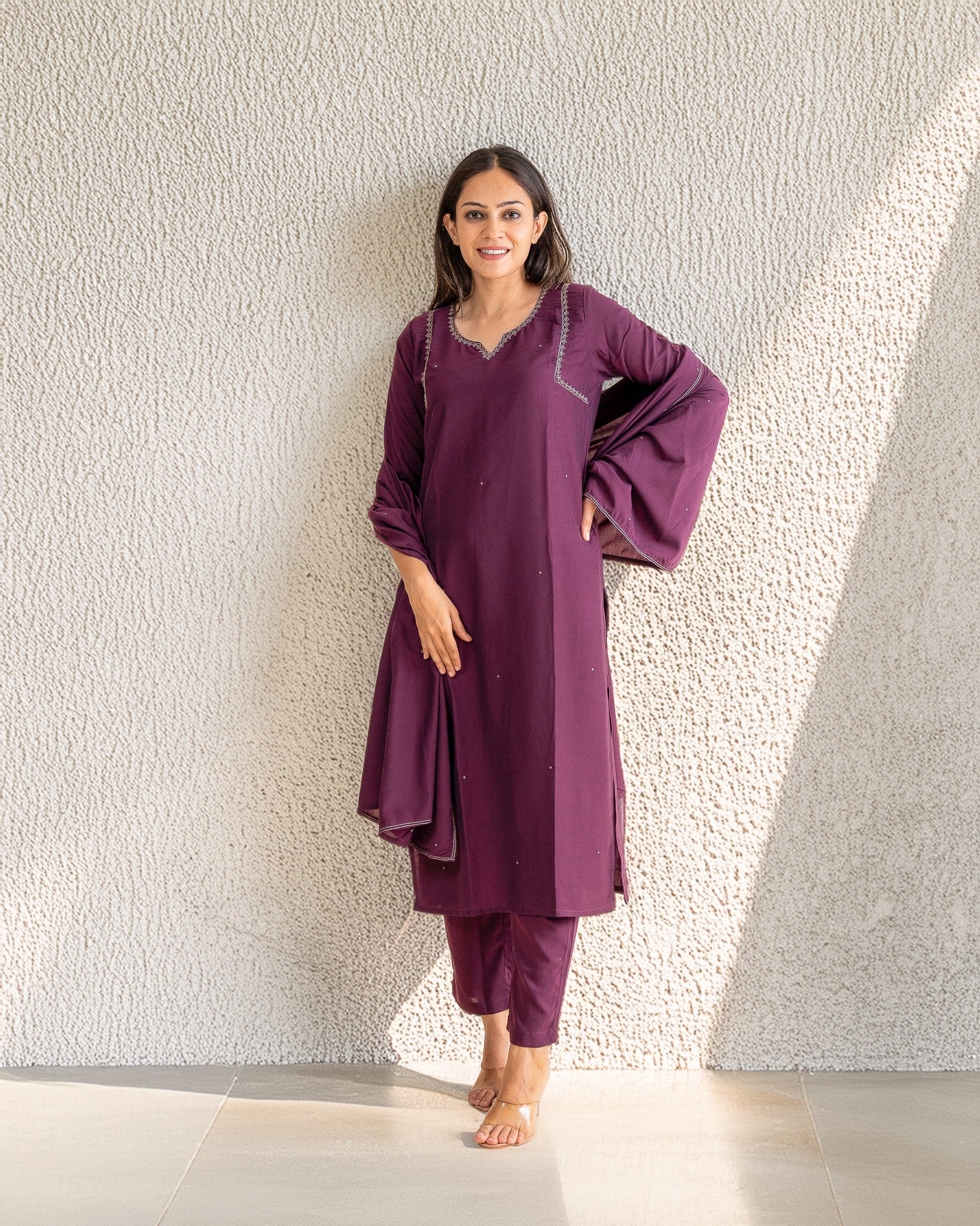 yami — kurta, pants & dupatta