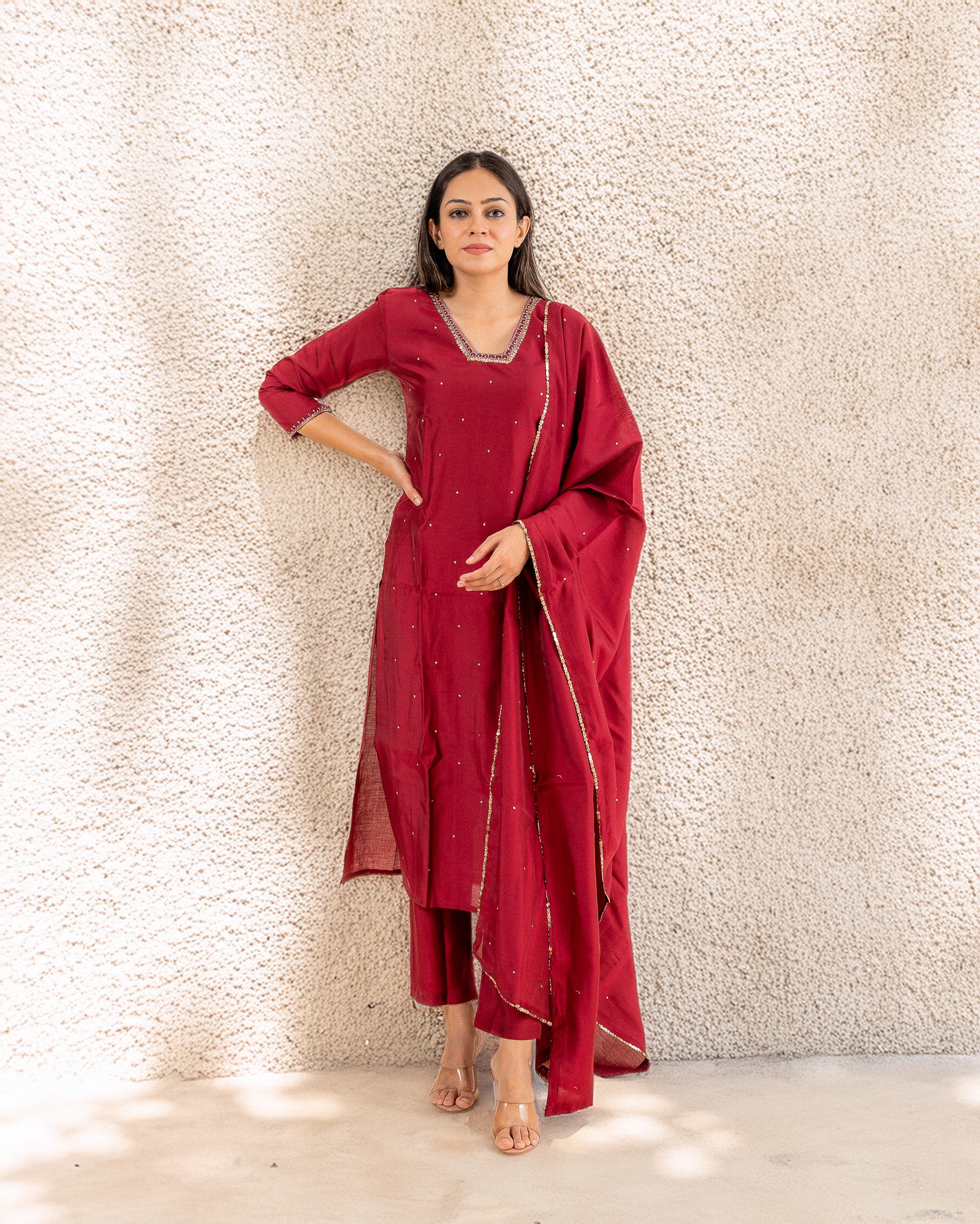 ada — kurta, pants & dupatta